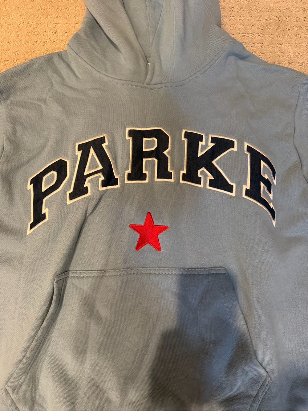 parke varsity star hoodie and mini sweatshorts - Picture 2 of 5
